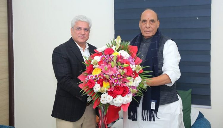 Kailash Gahlot Meet Rajnath Singh