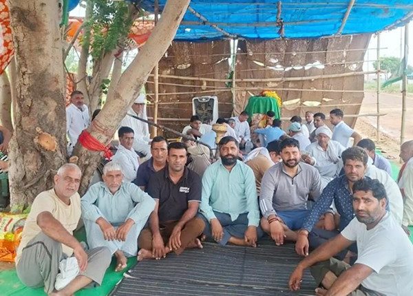 डंपिंग यार्ड के विरोध
