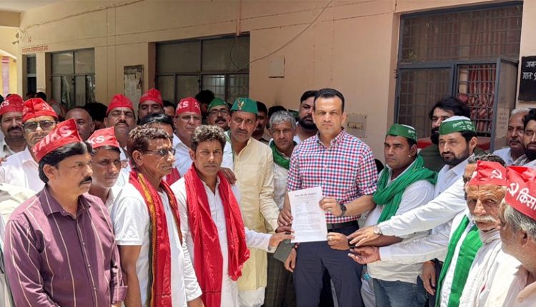 किसानों का प्रदर्शन