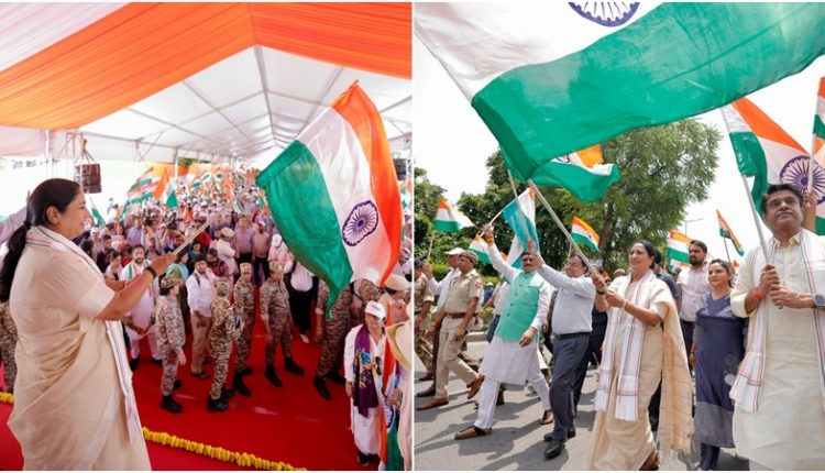 NDMC ने निकाली भव्य तिरंगा यात्रा