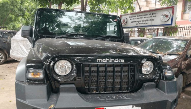 थार की टक्कर से बाइक सवार दो लोगों की मौत